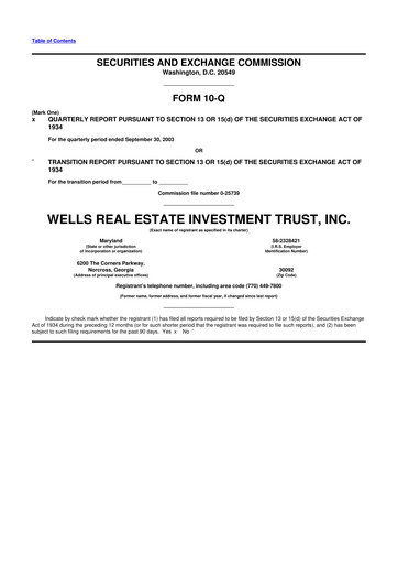 Thumbnail Piedmont Realty Trust 10-Q Quarterly Report FY 