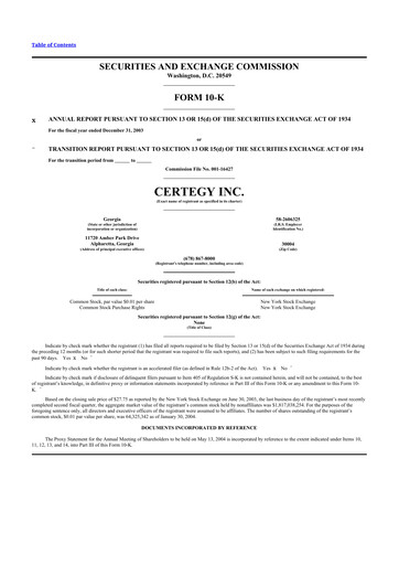 Thumbnail Fidelity National Information Services 10-K Annual Report 