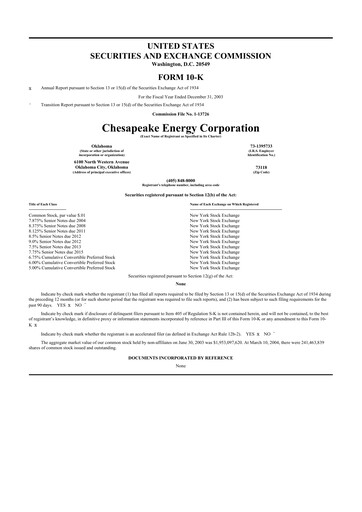 Thumbnail Expand Energy 10-K Annual Report 