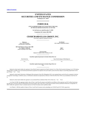 Thumbnail CBRE Group
 10-K Annual Report 