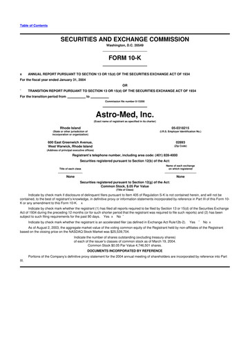 Thumbnail AstroNova, Inc. 10-K Annual Report 