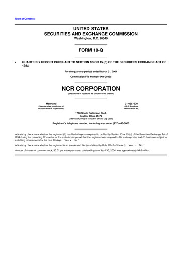 Thumbnail NCR Voyix Corporation 10-Q Quarterly Report FY 