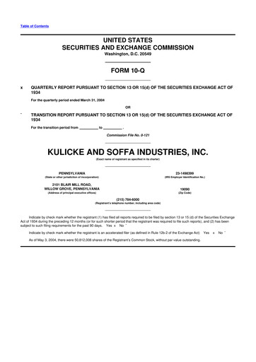 Thumbnail Kulicke and Soffa Industries 10-Q Quarterly Report FY 