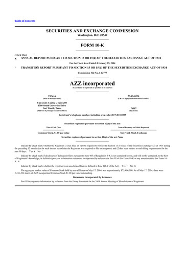 Thumbnail AZZ 10-K Annual Report 