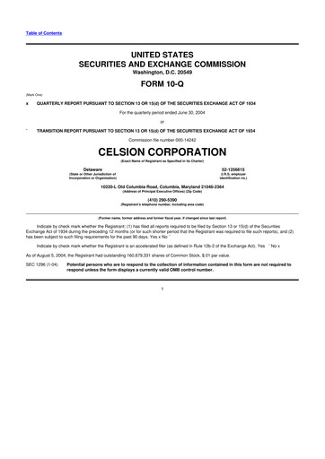 Vorschaubild Imunon 10-Q Quartalsbericht  