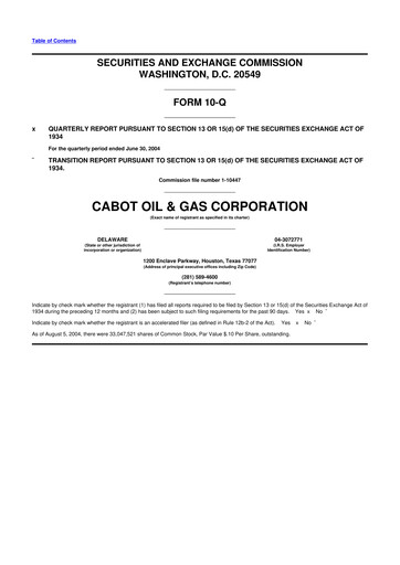 Thumbnail Coterra Energy 10-Q Quarterly Report FY 