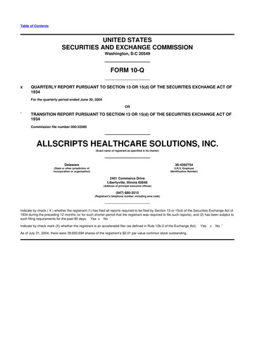 Thumbnail Veradigm 10-Q Quarterly Report FY 