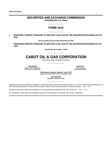 Thumbnail Coterra Energy 10-Q Quarterly Report FY 