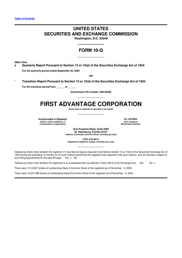 Thumbnail First Advantage 10-Q Quarterly Report FY 
