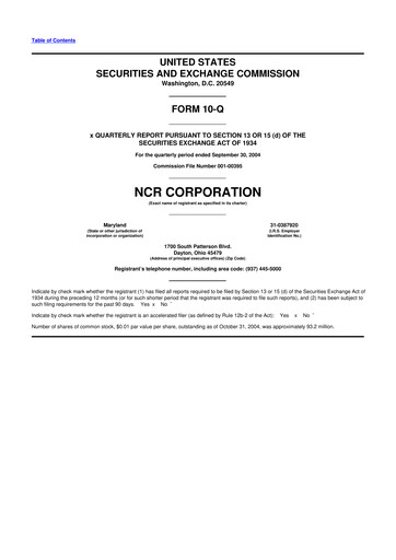 Thumbnail NCR Voyix Corporation 10-Q Quarterly Report FY 