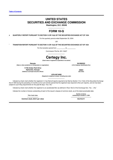 Thumbnail Fidelity National Information Services 10-Q Quarterly Report FY 