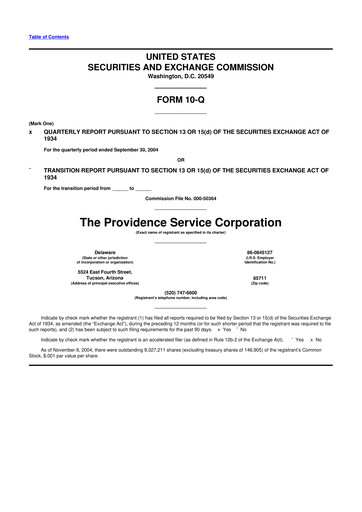 Thumbnail ModivCare 10-Q Quarterly Report FY 
