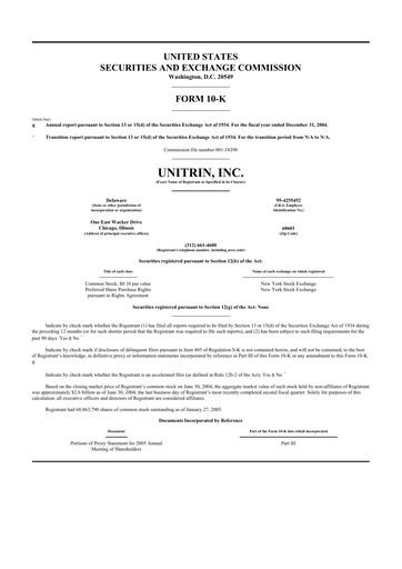 Thumbnail Kemper 10-K Annual Report 