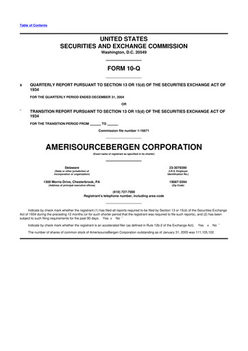 Thumbnail Cencora 10-Q Quarterly Report FY 