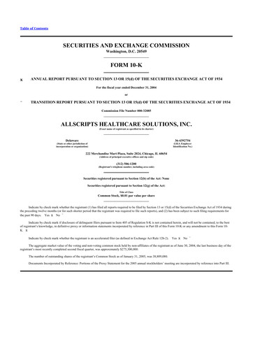 Thumbnail Veradigm 10-K Annual Report 