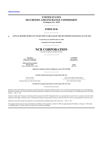 Thumbnail NCR Voyix Corporation 10-K Annual Report 