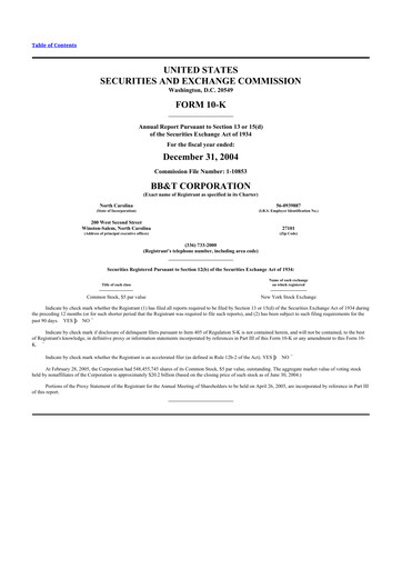 Thumbnail Truist Financial Corporation 10-K Annual Report 