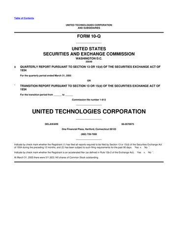 Vorschaubild RTX 10-Q Quartalsbericht  