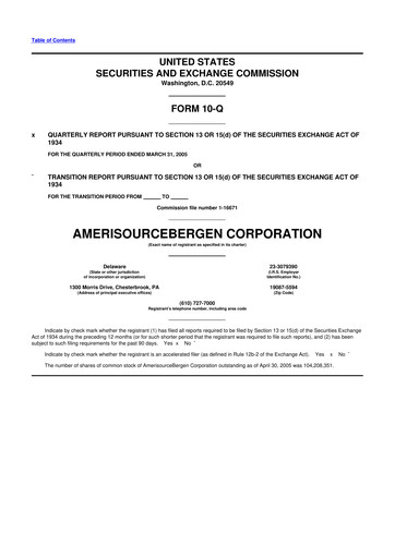 Thumbnail Cencora 10-Q Quarterly Report FY 