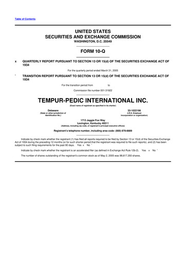 Thumbnail Somnigroup International 10-Q Quarterly Report FY 