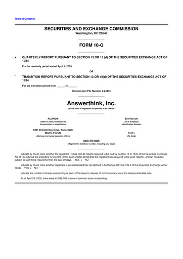Thumbnail The Hackett Group

 10-Q Quarterly Report FY 