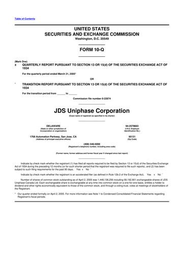 Thumbnail VIAVI Solutions
 10-Q Quarterly Report FY 