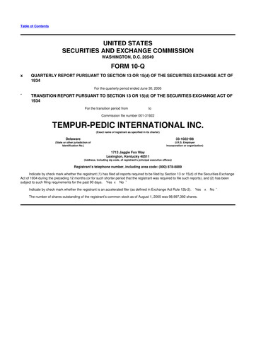 Thumbnail Somnigroup International 10-Q Quarterly Report FY 