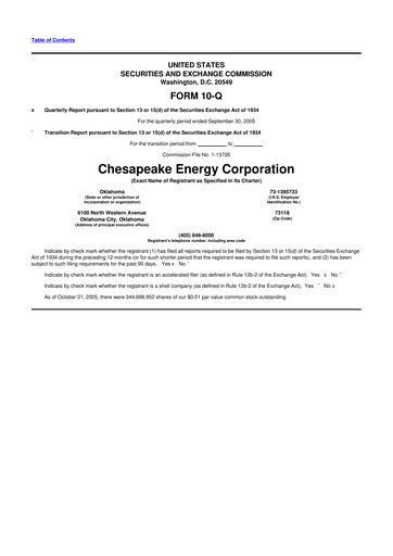 Thumbnail Expand Energy 10-Q Quarterly Report FY 