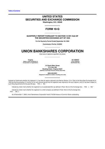 Vorschaubild Atlantic Union Bankshares 10-Q Quartalsbericht  