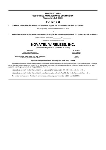 Thumbnail Inseego 10-Q Quarterly Report FY 