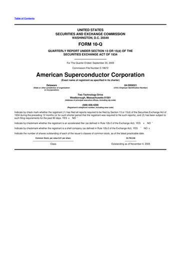 Thumbnail American Superconductor Corporation 10-Q Quarterly Report FY 