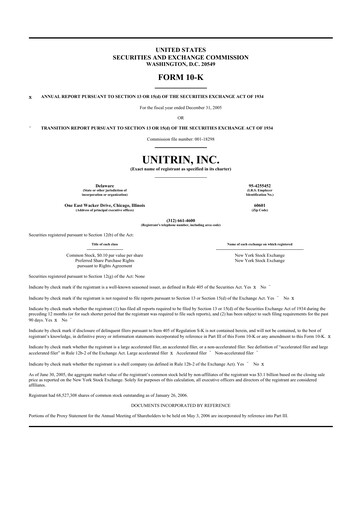 Thumbnail Kemper 10-K Annual Report 