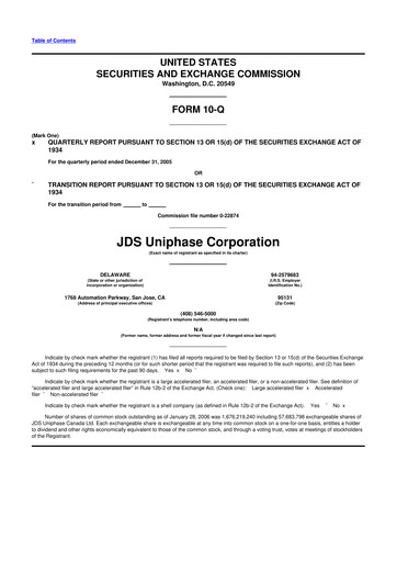 Thumbnail VIAVI Solutions
 10-Q Quarterly Report FY 