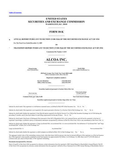 Thumbnail Howmet Aerospace
 10-K Annual Report 