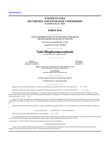 Miniature Vaxart 10-K Rapport annuel 