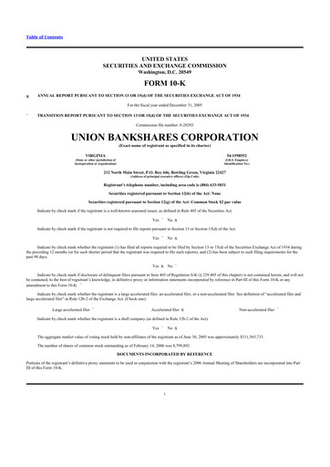 Thumbnail Atlantic Union Bankshares 10-K Annual Report 