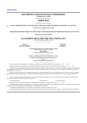 Thumbnail Veradigm 10-K Annual Report 