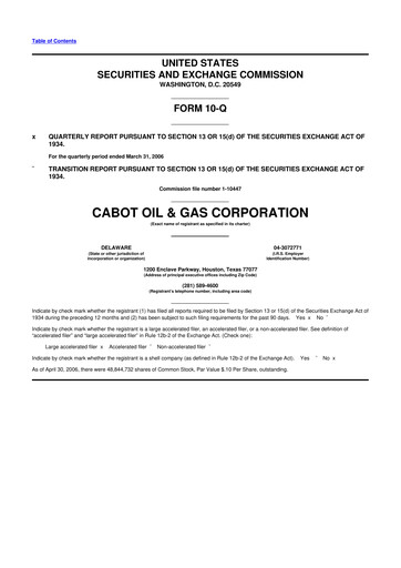 Thumbnail Coterra Energy 10-Q Quarterly Report FY 