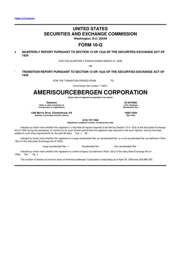 Thumbnail Cencora 10-Q Quarterly Report FY 
