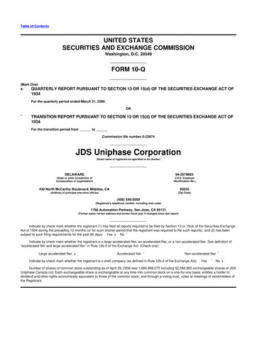 Thumbnail VIAVI Solutions
 10-Q Quarterly Report FY 