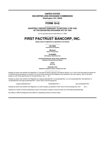 Thumbnail Banc of California 10-Q Quarterly Report FY 