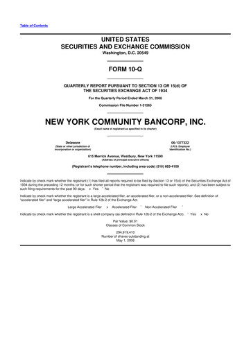 Thumbnail Flagstar Bank 10-Q Quarterly Report FY 