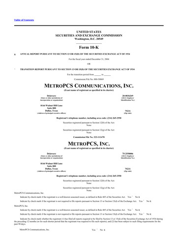 Thumbnail T-Mobile US 10-K Annual Report 