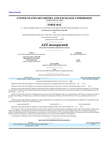 Thumbnail AZZ 10-K Annual Report 