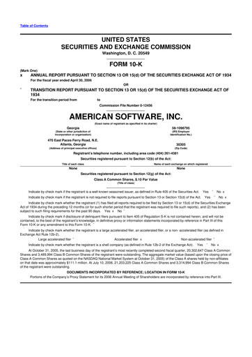 Thumbnail Logility Supply Chain Solutions 10-K Annual Report 