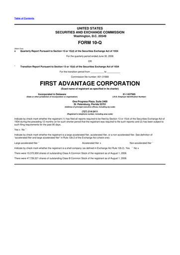 Thumbnail First Advantage 10-Q Quarterly Report FY 