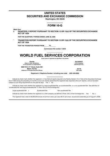 Thumbnail World Kinect 10-Q Quarterly Report FY 