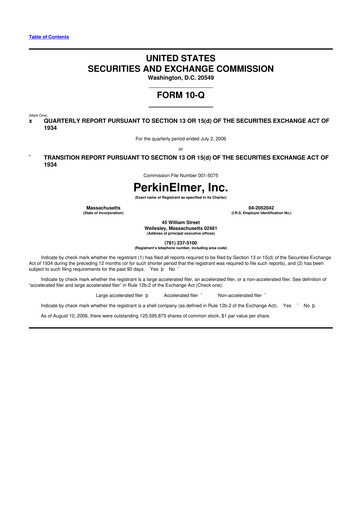 Thumbnail Revvity 10-Q Quarterly Report FY 