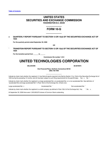 Vorschaubild RTX 10-Q Quartalsbericht  