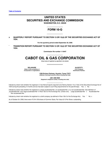 Thumbnail Coterra Energy 10-Q Quarterly Report FY 